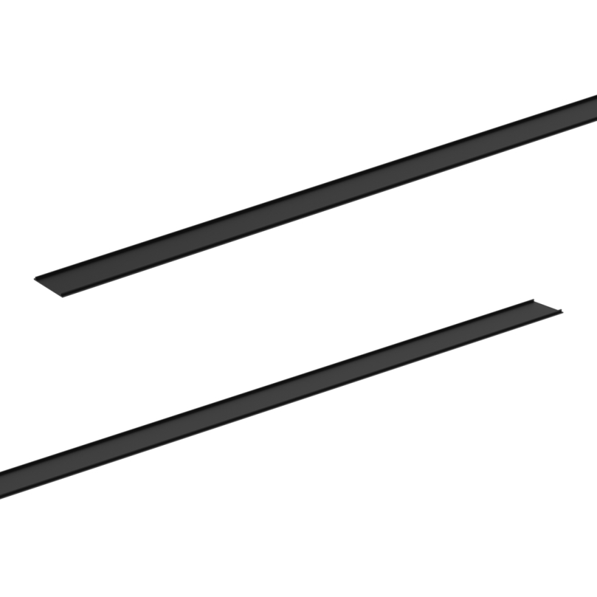 Površinska pokrovna lajsna MAGNETIC TRACK 1,5 m crna