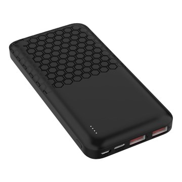 Power bank Power Delivery 10000 mAh/22,5W/3,7V, crna