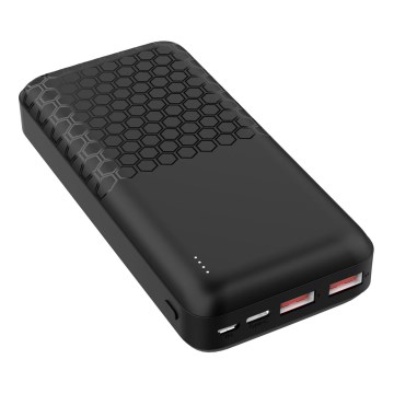 Power bank Power Delivery 20000 mAh/22,5W/3,7V crna