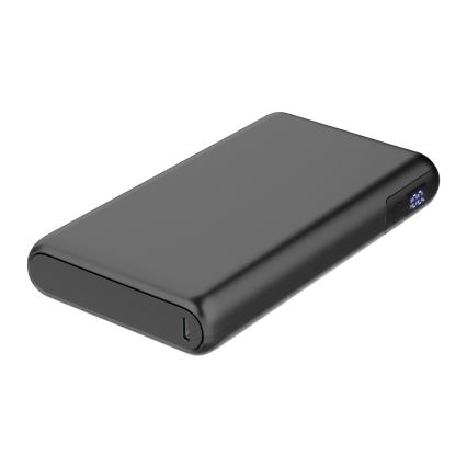 Power bank sa LED displejem Power Delivery 30000 mAh/100W/3,7V crna