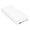 Power banka 10000 mAh 10 W Power Delivery 2x USB-C + 1x USB-A bela
