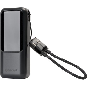 Power banka sa LED displejem Power Delivery 10000 mAh 3,7V crna