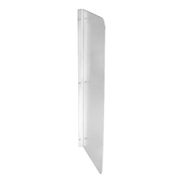 Pregrada između pisoara 3x80 cm od nerđajućeg čelika/srebrna