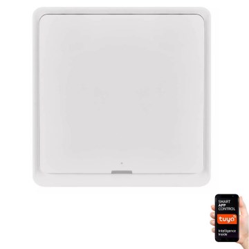 Prekidač sa jednim tasterom GoSmart 1xCR2430 Tuya, beo