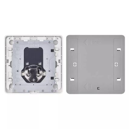 Prekidač sa jednim tasterom GoSmart 1xCR2430 Tuya, beo