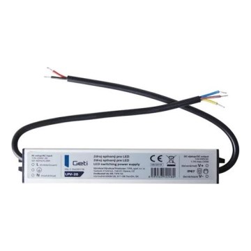 Prekidački napajni izvor za LED trake 20W/12V IP67
