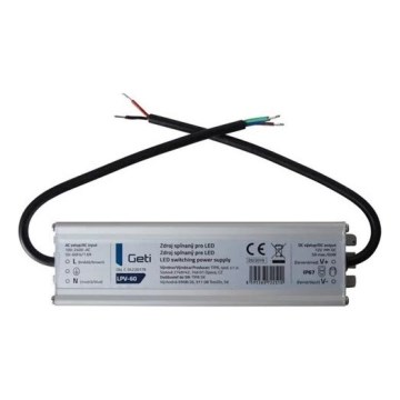 Prekidačko napajanje za LED trake 60W/12V IP67