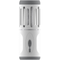 Prenosiva punjiva LED lampa sa lapačem insekata LED/6W/1800 mAh IPX4 bela/siva