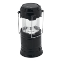 Prenosiva solarna LED lampa LED/1200mAh crna