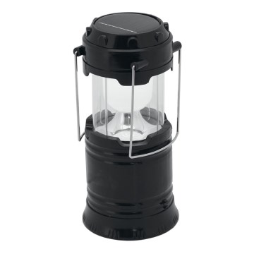 Prenosiva solarna LED lampa LED/1200mAh crna