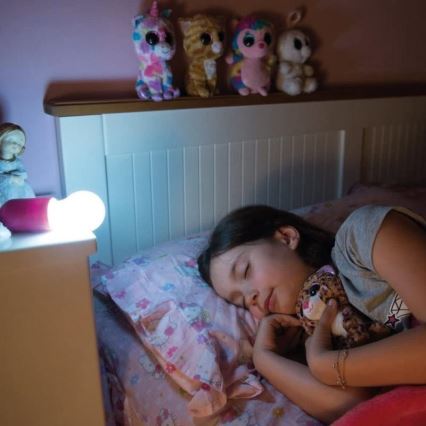 Prenosna LED lampa LED/1W/3xAAA ružičasta