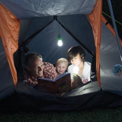 Prenosna LED lampa LED/1W/3xAAA ružičasta