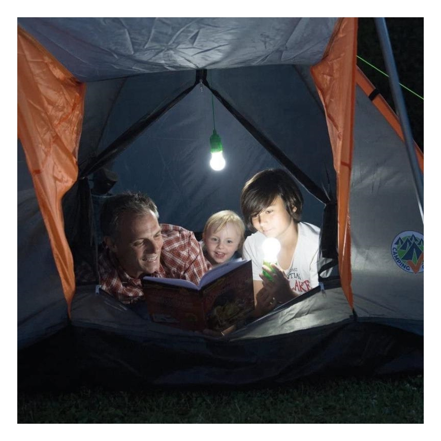 Prenosna LED lampa LED/1W/3xAAA ružičasta