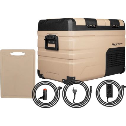 Prenosni auto frižider sa LCD ekranom 39 l 230V/12V/24V braon