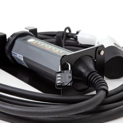 Prenosni punjač za električne automobile sa 4 Type 2 adaptera, 32A/480V, 22 kW, 5 m, IP67