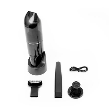 Prenosni punjivi usisivač za automobil 75W/2000 mAh crn