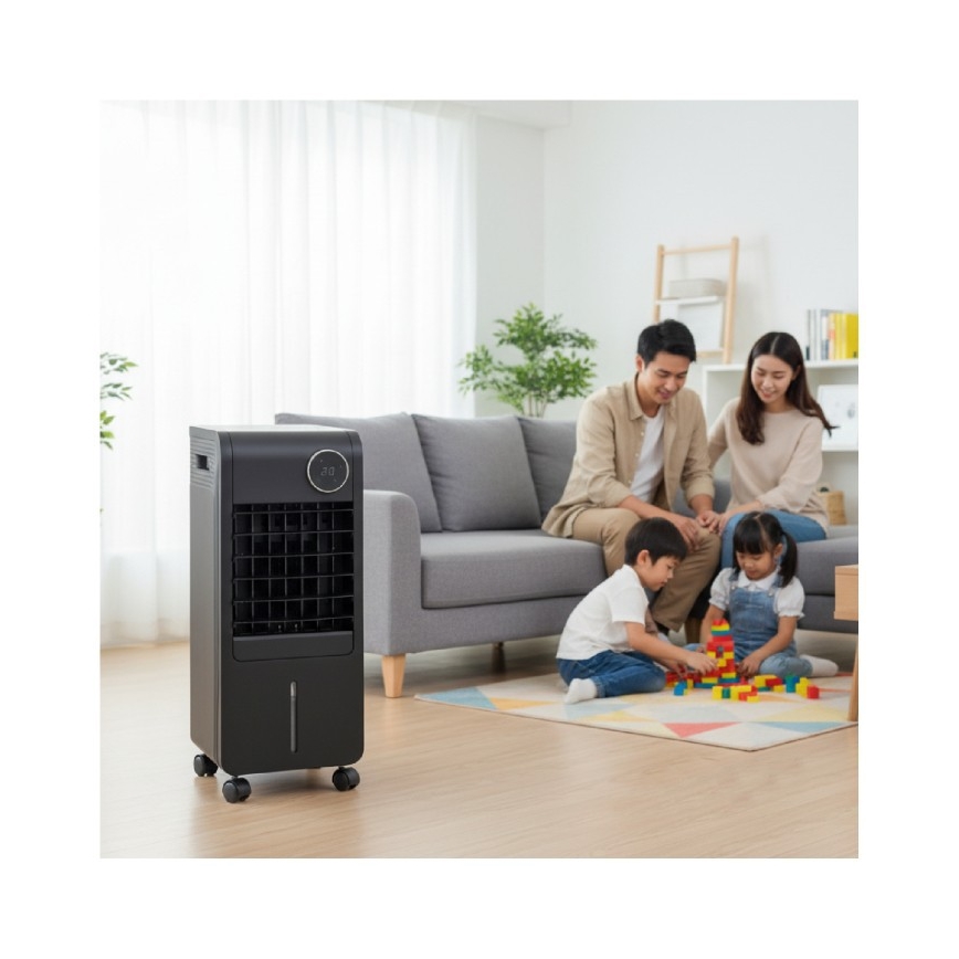 Prenosni rashladni uređaj za vazduh VIENTO COOL-R 65W/230V crne boje + daljinski upravljač