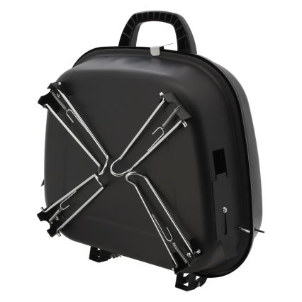 Prenosni roštilj na drveni ugalj, crni