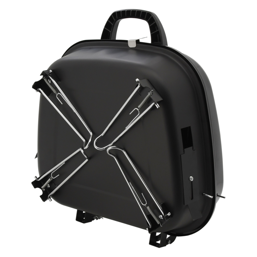 Prenosni roštilj na drveni ugalj, crni