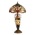 Prezent 1710 - Stona lampa TIFFANY 2xE27/60W + 1xE14/7W/230V