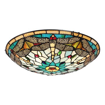 Prezent 1714 - Plafonska lampa TIFFANY 3xE27/40W/230V