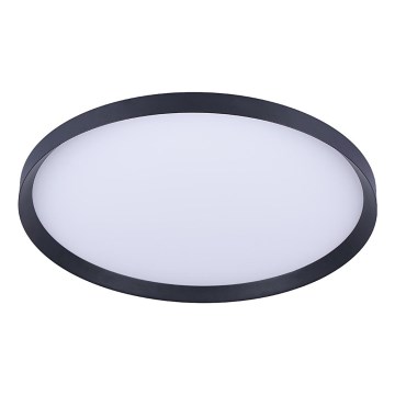 Prezent 17311 - LED stropno svetlo ADRA LED/42W/230V + LED/13W 3000/4000/6000K, prečnik 48,5 cm, crno