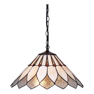 Prezent 217 - Luster na lancu TIFFANY 2xE27/60W/230V