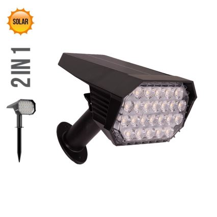 Prezent 65285 - LED solarno svetlo 2u1 FOLD LED/4,8W/3,7V IP65 1200 mAh