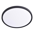 Prezent 70325 - LED prigušiva plafonska svetiljka TRIMO, 18W/230V, 3000-6000K, Ø 23 cm, crna