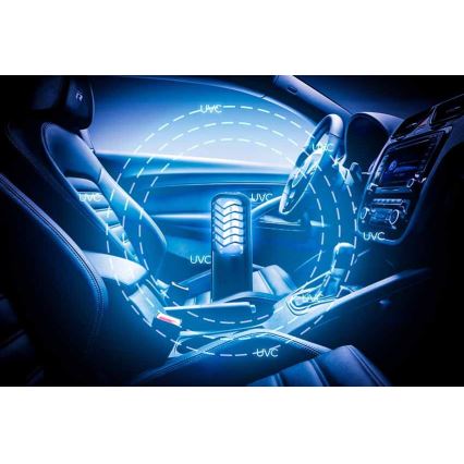 Prezent 70422 - Prenosna dezinfekciona germicidna lampa UVC/2,5W/5V USB