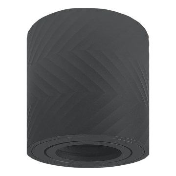 Prezent 71111 - Spot svetiljka LOTAR 1xGU10/50W/230V, prečnik 8 cm, crna