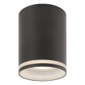 Prezent 71113 - Reflektor SAUL 1xGU10/50W/230V, prečnik 7 cm, crna