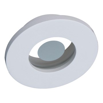Prezent 71114 - Kupatilska ugradna plafonska svetiljka FAY 1xGU10/50W/230V, prečnik 8,5 cm, IP44, bela