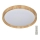 Prezent 71330 - prigušiva LED plafonska svetiljka WOODEN LED/33W/230V 3000-6500K + daljinski upravljač