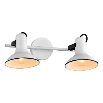Prezent 75474 - Zidno spot svetlo ANDORA 2xE14/40W/230V bela