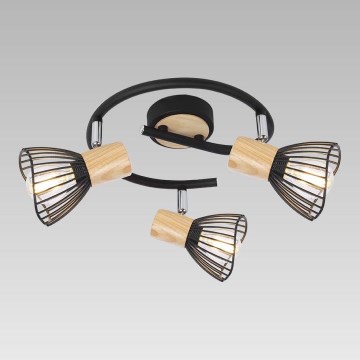 Prezent 75557 - Plafonsko spot svetlo PONY 3xE14/25W/230V jasen