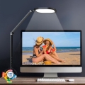 Prigušiva dodirna fleksibilna stona LED lampa POINTIQ LED/15W/230V 3000-6500K CRI 96 crna