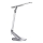 Prigušiva LED dodirna stona lampa OPTIMUM LED/7W/230V USB 3000/4000/6000K srebrna