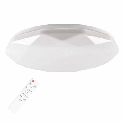LED prigušiva kupatilska svetiljka GALAXY LED/48W/230V prečnik 38 cm 3000-6000K IP44 + daljinski upravljač