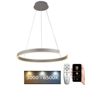 Prigušiva LED luster na sajli LED/70W/230V 3000-6500K prečnika 60 cm + daljinski upravljač