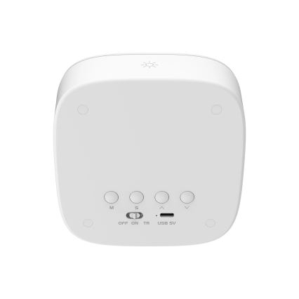 Prigušiva LED noćna lampica sa budilnikom BUNNY LED/1,2W/5V 3000K