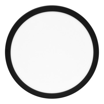 Prigušiva LED panel LEXA LED/12/18/24W/230V 3000/4000/6000K prečnik 30 cm crna