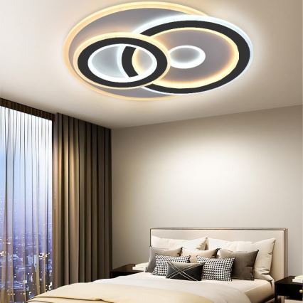 LED prigušiva plafonska svetiljka LED/105W/230V 3000-6500K + daljinski upravljač