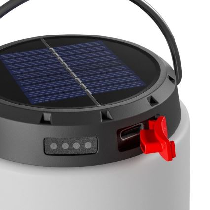 Prigušiva LED prenosna solarna punjiva lampa LUMINA TUBO LED/5V 800 mAh