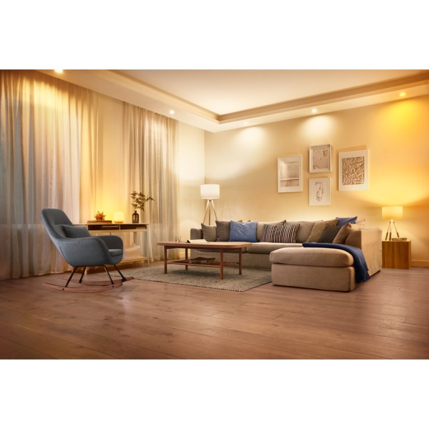 LED prigušiva sijalica FILAMENT ST64 E27/6,7W/230V 2700-6500K CRI 90 Wi-Fi - WiZ