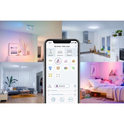 LED prigušiva sijalica FILAMENT ST64 E27/6,7W/230V 2700-6500K CRI 90 Wi-Fi - WiZ