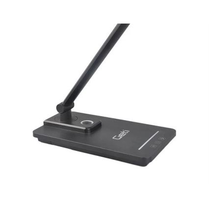 Prigušiva LED stona lampa sa USB, 9W, 230V, 3000K/4000K/5500K, crna