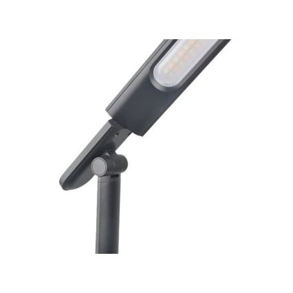 Prigušiva LED stona lampa sa USB, 9W, 230V, 3000K/4000K/5500K, crna
