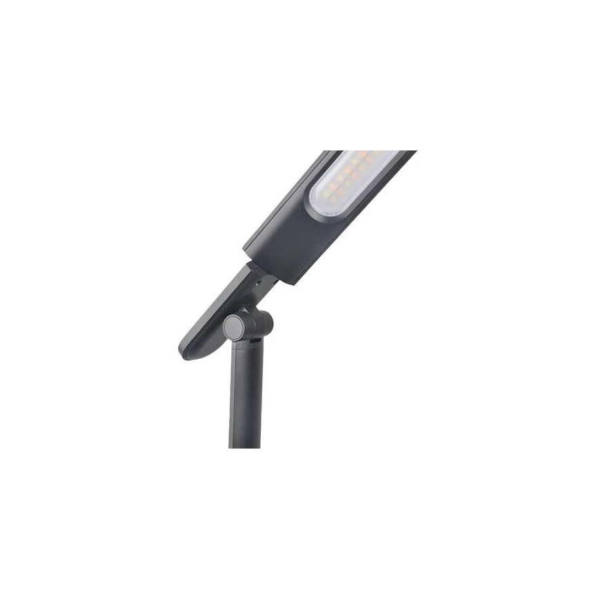 Prigušiva LED stona lampa sa USB, 9W, 230V, 3000K/4000K/5500K, crna