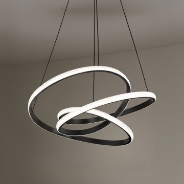 prigušiva LED viseći luster na sajli LED/90W/230V 3000-6500K prečnik 47 cm + sa daljinskim upravljačem